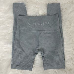Alphalete light gray halo leggings